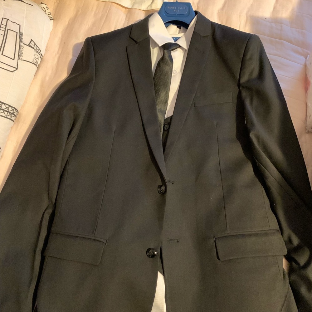 New Perry Ellie’s boy black suit.